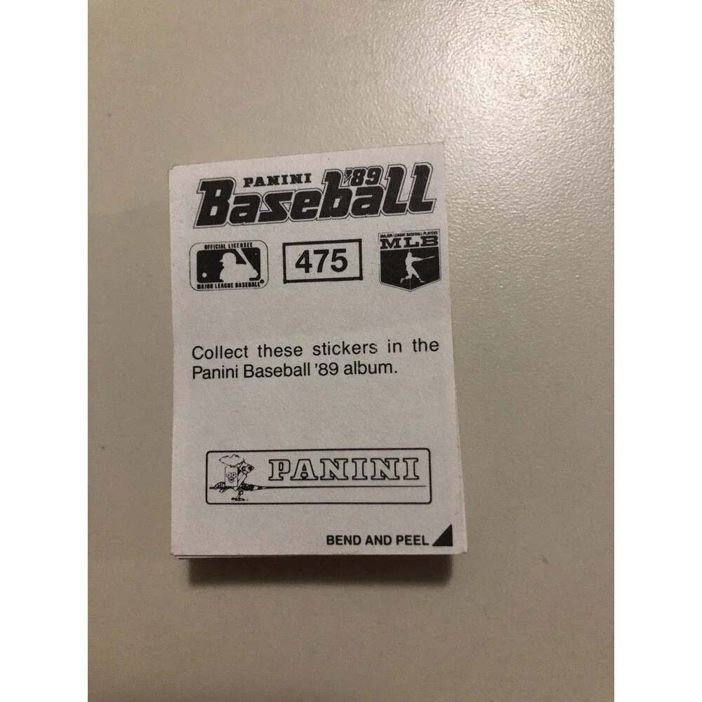 Vintage Panini Mini MLB Baseball Stcikers1989 Rare Lot of 76‎